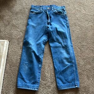 Vintage 100% Cotton Wrangler Straight Leg Jeans! 👖🤎
